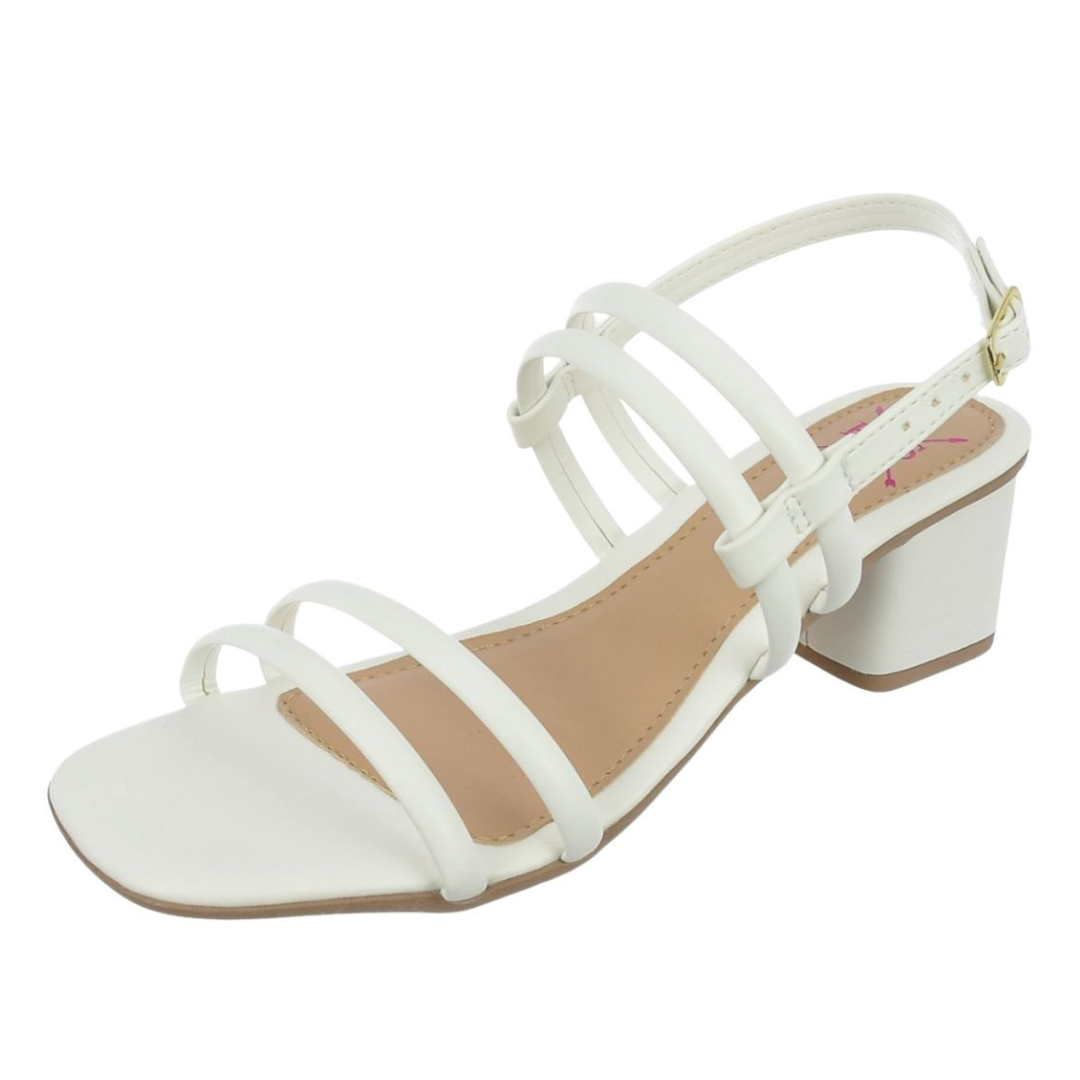 Kit Rasteira Flat + Sandália Salto Bloco