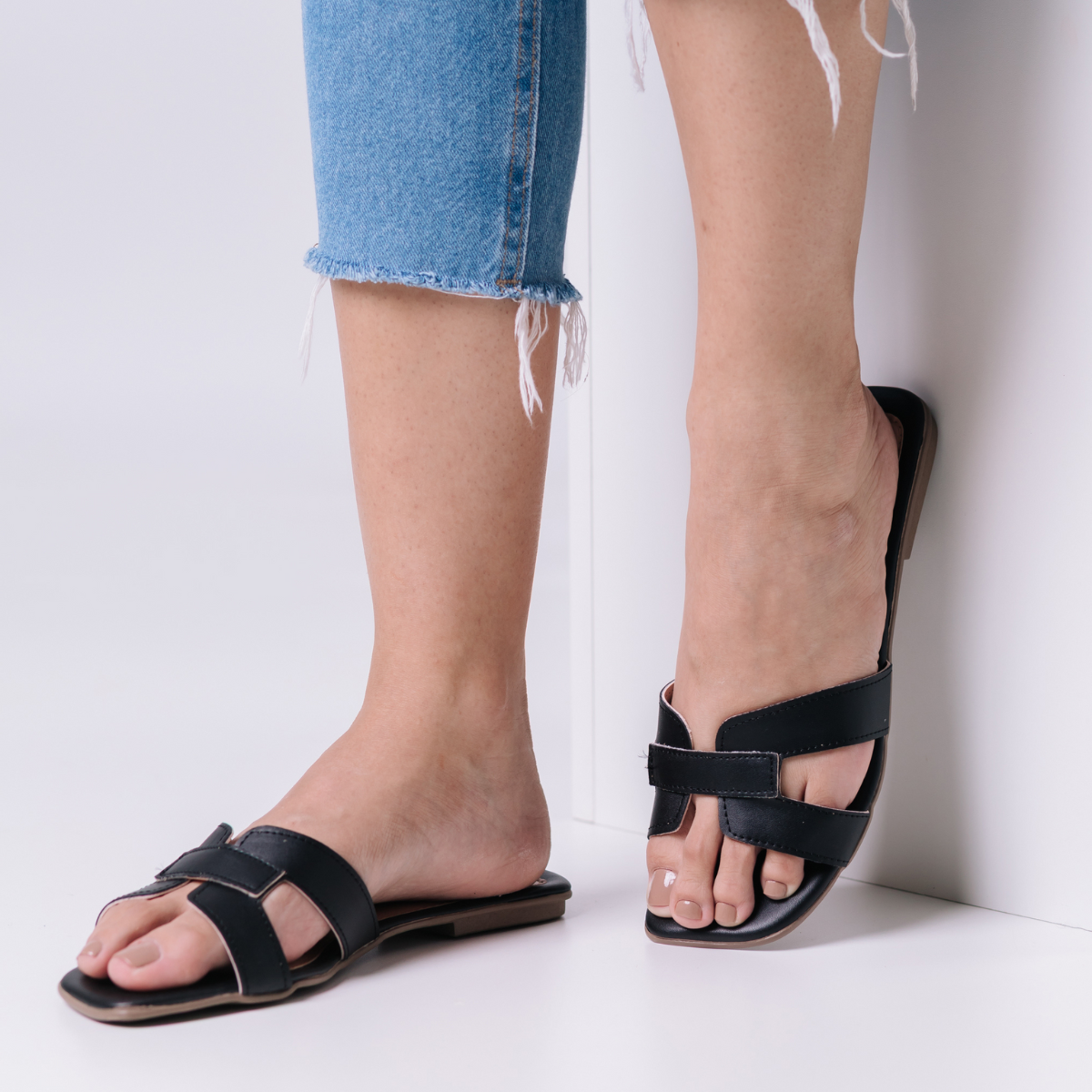 Rasteira Flat Bellinda Tiras H