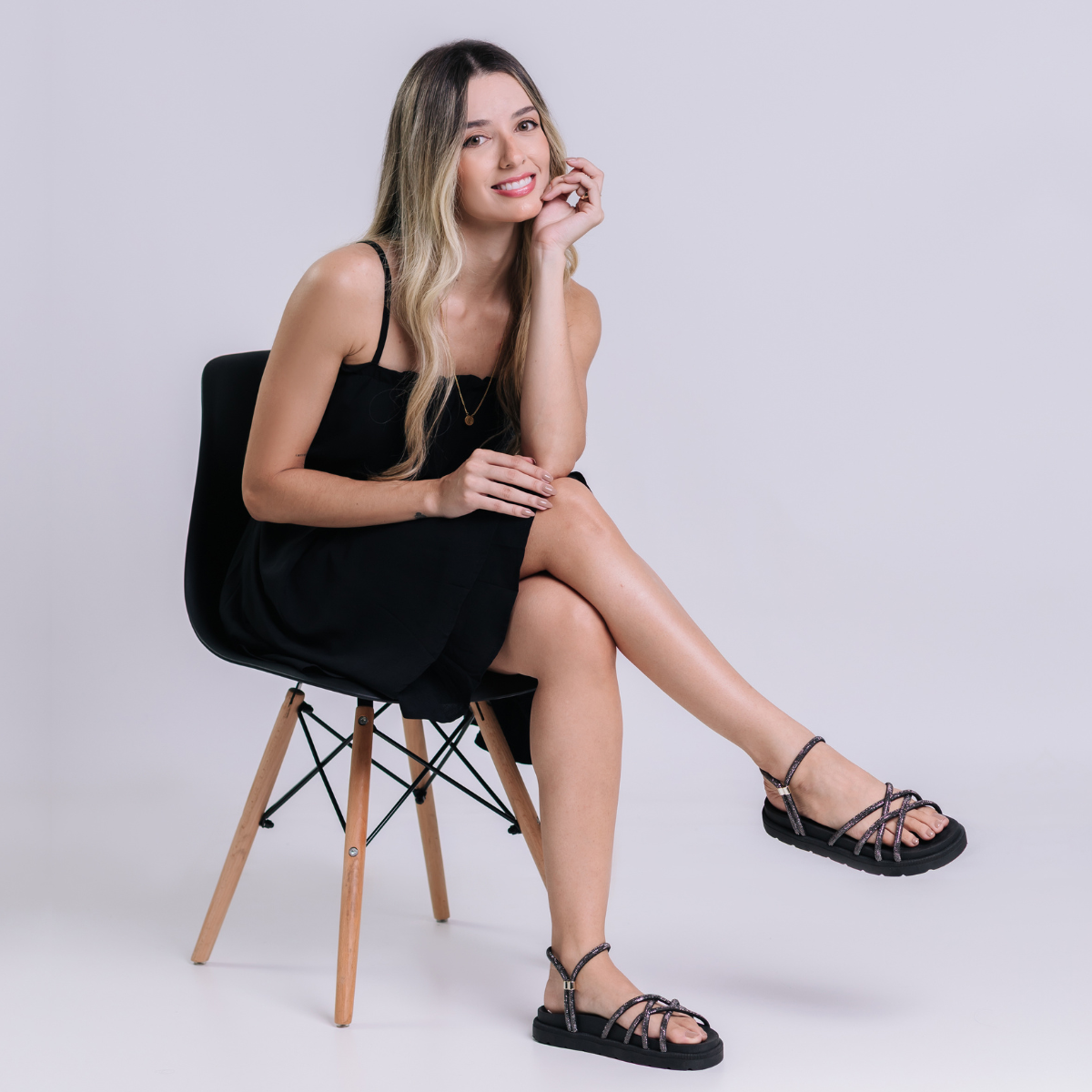 Papete Feminina Bellinda Shine Fit