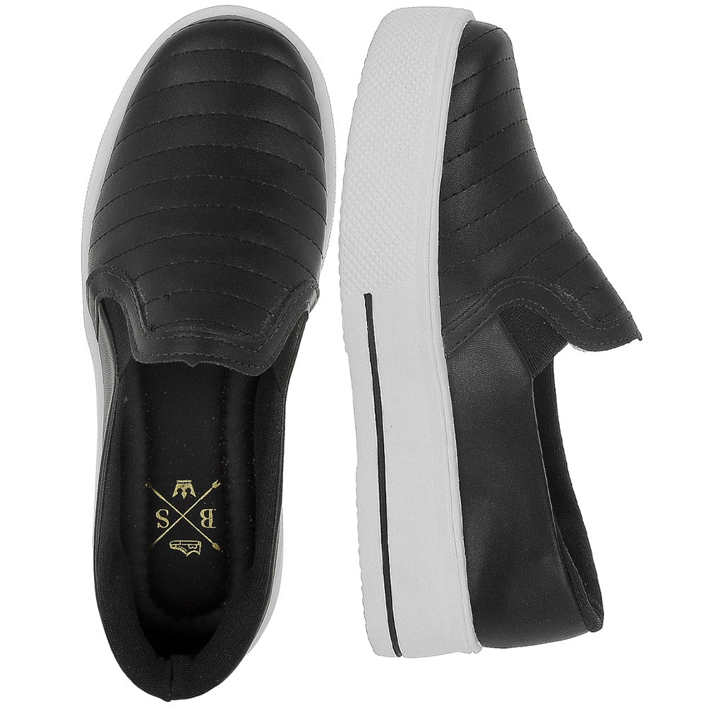 Tênis Slip On Bordado Bellinda Confort Fit