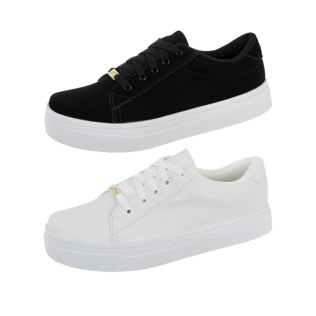Kit 2 Tênis Casual Bellinda Street Clean