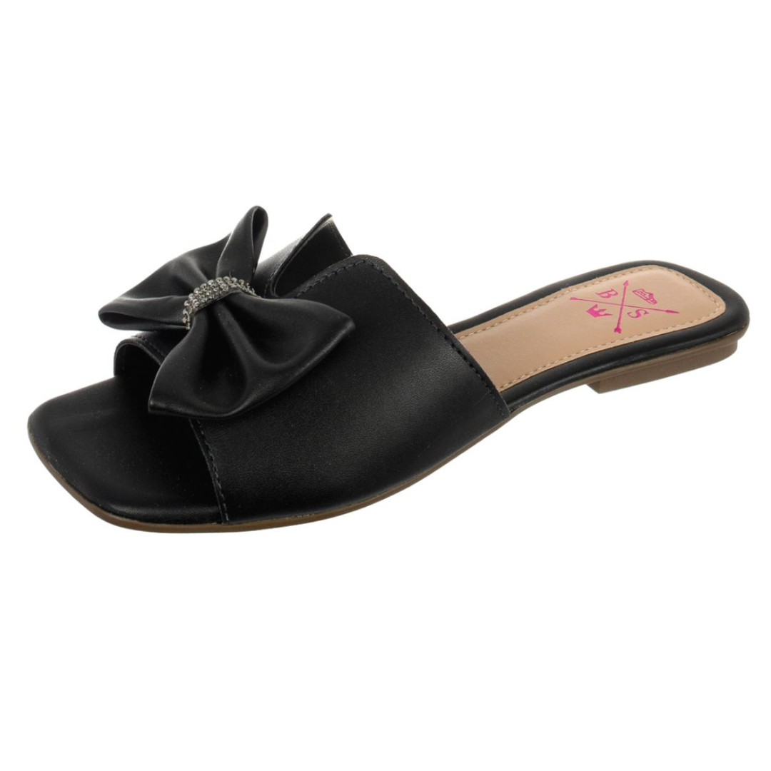 Kit Rasteira Flat + Sandália Salto Bloco