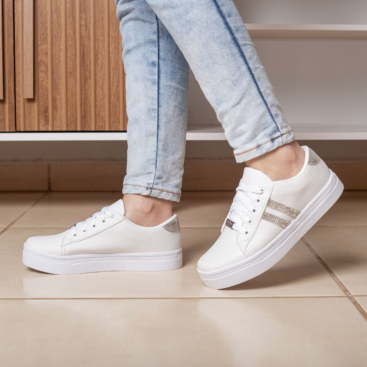 Tênis Casual Bellinda Shine Style