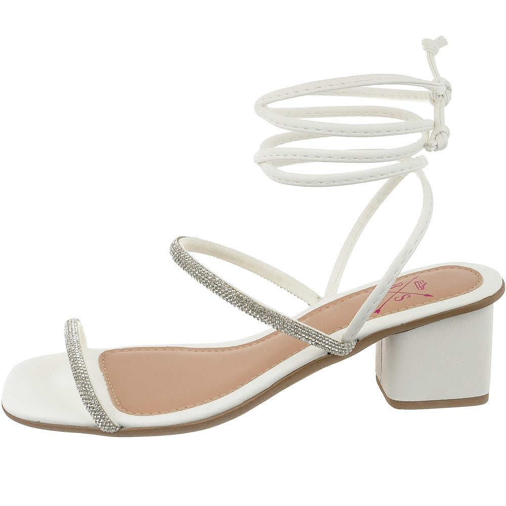 Sandália Bellinda Amarração e Strass