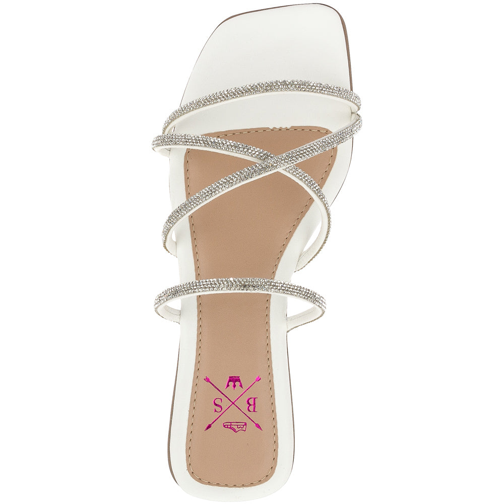 Rasteirinha Bellinda Tiras Shine