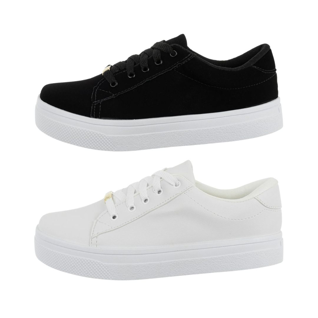 Kit 2 Tênis Casual Bellinda Street Clean