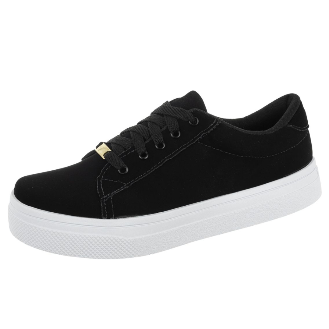 Kit Sandália Salto Bloco + Tênis Casual Feminino Bellinda Shoes